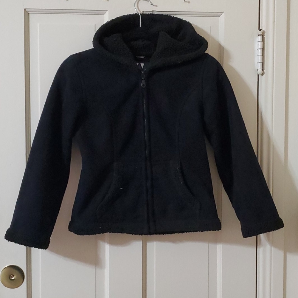 Girl's Black Jacket. Size 7/8.